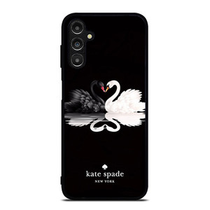 KATE SPADE BLACK WHITE SWAN Samsung Galaxy A14 Case Cover