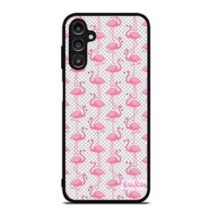 LILLY PULITZER FLAMINGO PATTERN Samsung Galaxy A14 Case Cover