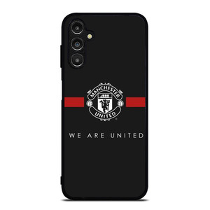 MANCHESTER UNITED BLACK Samsung Galaxy A14 Case Cover