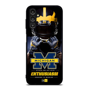 MICHIGAN WOLVERINES Samsung Galaxy A14 Case Cover MICHIGAN WOLVERINES Samsung Galaxy A14 Case Cover