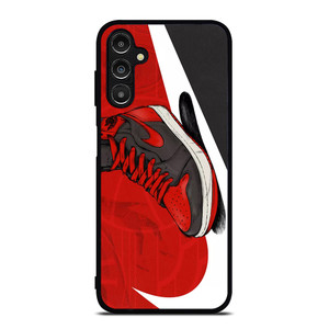 NIKE AIR JORDAN SHOES RED Samsung Galaxy A14 Case Cover NIKE AIR JORDAN SHOES RED Samsung Galaxy A14 Case Cover