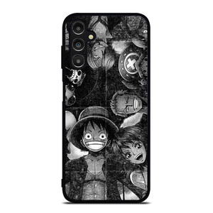 ONE PIECE BLACK WHITE GRUNGE ALL Samsung Galaxy A14 Case Cover