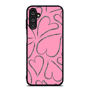 PINK LOVE BRUSHES PATTERN Samsung Galaxy A14 Case Cover