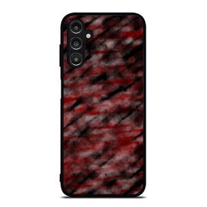 RED BLACK TIE DYE PATTERN Samsung Galaxy A14 Case Cover