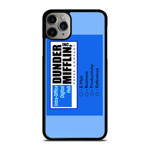 DUNDER MIFFLIN INTRA OFFICE DIGITAL HUB LOGO iPhone 11 Pro Max Case Cover