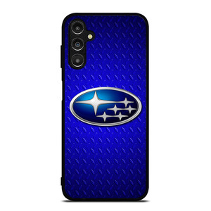 SUBARU BLUE METAL LOGO Samsung Galaxy A14 Case Cover