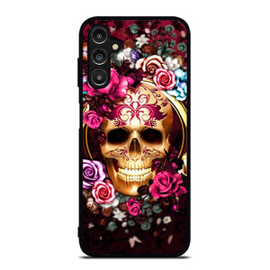 SUGAR SKULL FLOWER 2 Samsung Galaxy A14 Case Cover SUGAR SKULL FLOWER 2 Samsung Galaxy A14 Case Cover