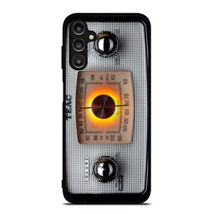 VINTAGE RADIO SILVER METAL Samsung Galaxy A14 Case Cover
