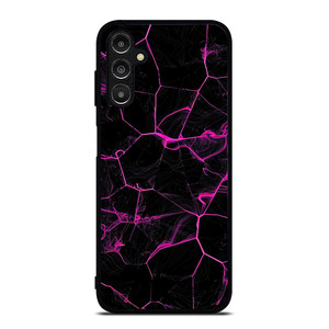 VIOLET ABSTRACT SMOKED GRID Samsung Galaxy A14 Case Cover
