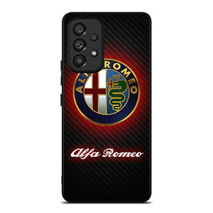ALFA ROMEO RED CARBON LOGO Samsung Galaxy A53 Case Cover ALFA ROMEO RED CARBON LOGO Samsung Galaxy A53 Case Cover