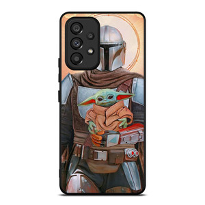 BABY YODA AND THE MANDALORIAN STAR WARS Samsung Galaxy A53 Case Cover
