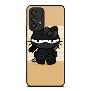 BLACK NINJA HELLO KITTY NINJA Samsung Galaxy A53 Case Cover