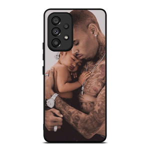CHRIS BROWN AND BABY Samsung Galaxy A53 Case Cover