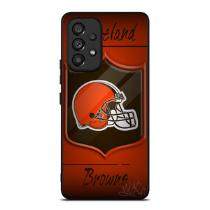 CLEVELAND BROWNS HELMET LOGO Samsung Galaxy A53 Case Cover
