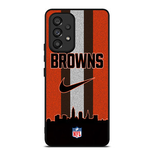 CLEVELAND BROWNS NIKE STRIPE Samsung Galaxy A53 Case Cover