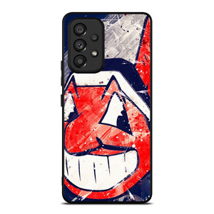 CLEVELAND INDIANS LOGO BASEBALL TEAM MLB ICON Samsung Galaxy A53 Case Cover