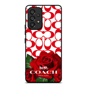 COACH NEW YORK FLOWER 4 Samsung Galaxy A53 Case Cover