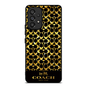 COACH NEW YORK GOLD Samsung Galaxy A53 Case Cover COACH NEW YORK GOLD Samsung Galaxy A53 Case Cover