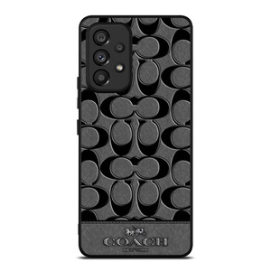 COACH NEW YORK GREY Samsung Galaxy A53 Case Cover COACH NEW YORK GREY Samsung Galaxy A53 Case Cover