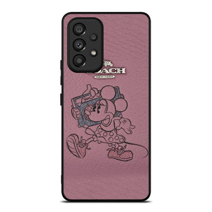 COACH NEW YORK PINK MICKEY MOUSE Samsung Galaxy A53 Case Cover
