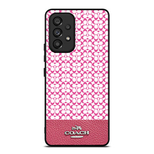 COACH NEW YORK PINK Samsung Galaxy A53 Case Cover COACH NEW YORK PINK Samsung Galaxy A53 Case Cover