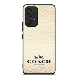 COACH NEW YORK WHITE Samsung Galaxy A53 Case Cover COACH NEW YORK WHITE Samsung Galaxy A53 Case Cover