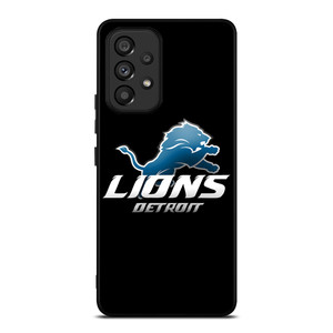 DETROIT LIONS BLACK Samsung Galaxy A53 Case Cover DETROIT LIONS BLACK Samsung Galaxy A53 Case Cover