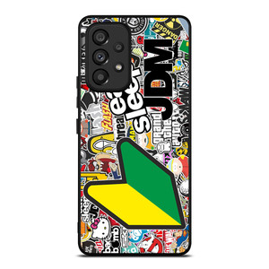 EAT SLEEP JDM STICKER BOMB Samsung Galaxy A53 Case Cover