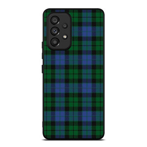 GREEN BLUE TARTAN PLAID PATTERN Samsung Galaxy A53 Case Cover GREEN BLUE TARTAN PLAID PATTERN Samsung Galaxy A53 Case Cover