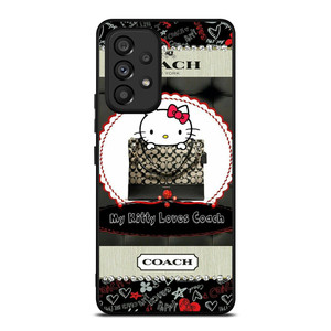 HELLO KITTY LOVES COACH Samsung Galaxy A53 Case Cover HELLO KITTY LOVES COACH Samsung Galaxy A53 Case Cover