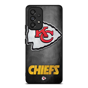 KANSAS CITY CHIEFS METAL LOGO Samsung Galaxy A53 Case Cover
