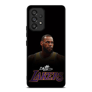 LEBRON JAMES LA LAKERS AUTOGRAPH Samsung Galaxy A53 Case Cover