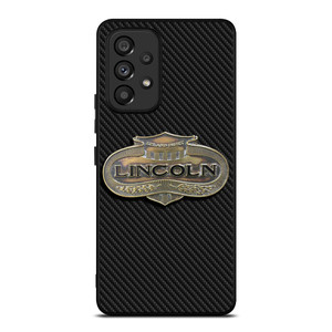 LINCOLN MOTOR LOGO CARBON Samsung Galaxy A53 Case Cover