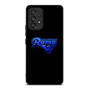 LOS ANGELES RAMS NEON BLUE LOGO Samsung Galaxy A53 Case Cover