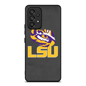 LSU TIGERS LEATHER LOGO Samsung Galaxy A53 Case Cover