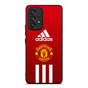 MANCHESTER UNITED FC ADIDAS STRIPES Samsung Galaxy A53 Case Cover