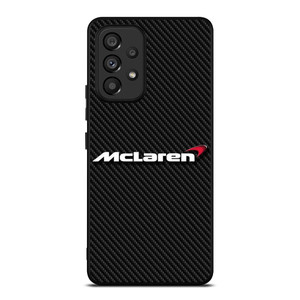 MCLAREN LOGO CARBON Samsung Galaxy A53 Case Cover
