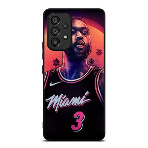 MIAMI HEAT DWYANE WADE 3 NBA Samsung Galaxy A53 Case Cover