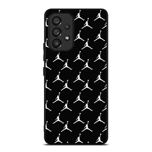 MICHAEL JORDAN SYMBOL BLACK PATTERN Samsung Galaxy A53 Case Cover