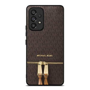 MICHAEL KORS MK LOGO BACKPACK BROWN BAG Samsung Galaxy A53 Case Cover MICHAEL KORS MK LOGO BACKPACK BROWN BAG Samsung Galaxy A53 Case Cover