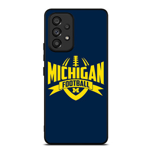 MICHIGAN WOLVERINES LOGO COLLEGE FOOTBALL TEAM Samsung Galaxy A53 Case Cover