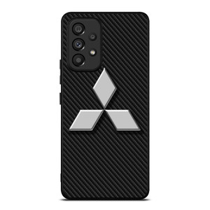 MITSUBISHI MOTORS CARBON LOGO Samsung Galaxy A53 Case Cover