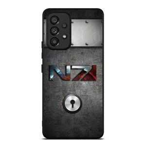 N7 MASS EFFECT METAL LOGO Samsung Galaxy A53 Case Cover