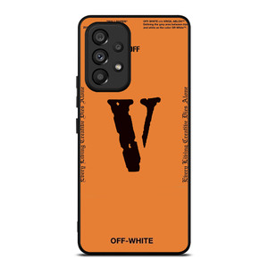 OFF WHITE V LONE LOGO Samsung Galaxy A53 Case Cover