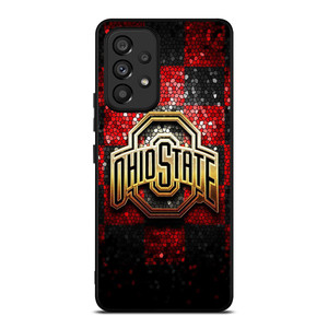 OHIO STATE LOGO FOOTBALL MOZAIC ICON Samsung Galaxy A53 Case Cover