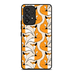 ORANGE FOX PATTERN Samsung Galaxy A53 Case Cover