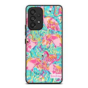 PATTERN LILLY PULITZER FLAMINGO Samsung Galaxy A53 Case Cover