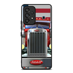 PETERBILT TRUCK AMERICAN FLAG Samsung Galaxy A53 Case Cover