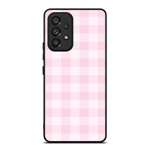 PINK PLAID PATTERN Samsung Galaxy A53 Case Cover PINK PLAID PATTERN Samsung Galaxy A53 Case Cover
