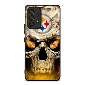 PITTSBURGH STEELERS FOOTBALL SKULL Samsung Galaxy A53 Case Cover PITTSBURGH STEELERS FOOTBALL SKULL Samsung Galaxy A53 Case Cover